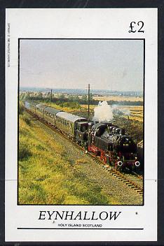 Eynhallow 1982 Steam Locos #10 imperf deluxe sheet (£2 value) unmounted mint