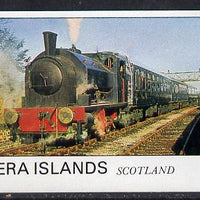 Bernera 1982 Steam Locos #06 imperf souvenir sheet (£1 value) unmounted mint