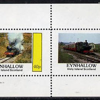 Eynhallow 1982 Steam Locos #11 perf,set of 2 values (40p & 60p) unmounted mint