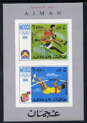 Ajman 1968 Mexico Olympics perf m/sheet unmounted mint (Mi BL 32A)