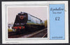 Eynhallow 1982 Steam Locos #12 imperf deluxe sheet (£2 value) unmounted mint
