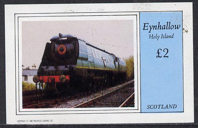 Eynhallow 1982 Steam Locos #12 imperf deluxe sheet (£2 value) unmounted mint