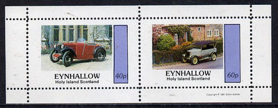Eynhallow 1981 Cars #1 perf,set of 2 values (40p & 60p) unmounted mint