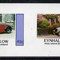 Eynhallow 1981 Cars #1 imperf,set of 2 values (40p & 60p) unmounted mint
