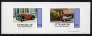 Eynhallow 1981 Cars #1 imperf,set of 2 values (40p & 60p) unmounted mint