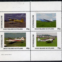 Eynhallow 1982 Light Aircraft #3 perf,set of 4 values (10p to 75p) unmounted mint