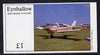Eynhallow 1982 Light Aircraft #3 imperf souvenir sheet (£1 value) unmounted mint