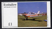 Eynhallow 1982 Light Aircraft #3 imperf souvenir sheet (£1 value) unmounted mint