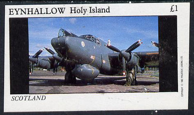 Eynhallow 1982 Aircraft #4 imperf souvenir sheet (£1 value) unmounted mint