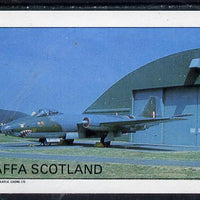 Staffa 1982 Military Jets imperf deluxe sheet (£2 value) unmounted mint