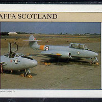 Staffa 1982 Military Jets #2 imperf deluxe sheet (£2 value) unmounted mint