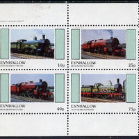 Eynhallow 1982 Steam Locos #13 perf,set of 4 values (10p to 75p) unmounted mint