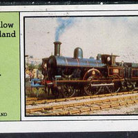 Eynhallow 1982 Steam Locos #13 imperf souvenir sheet (£1 value) unmounted mint
