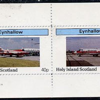Eynhallow 1982 Aircraft #2 perf,set of 2 values (40p & 60p) unmounted mint