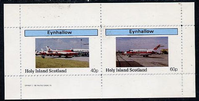 Eynhallow 1982 Aircraft #2 perf,set of 2 values (40p & 60p) unmounted mint