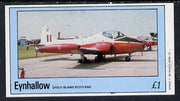 Eynhallow 1982 Aircraft #2 imperf souvenir sheet (£1 value) unmounted mint