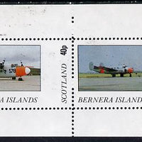 Bernera 1982 Aircraft #03 perf,set of 2 values (40p & 60p) unmounted mint
