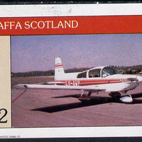 Staffa 1982 Aircraft #1 imperf deluxe sheet (£2 value) unmounted mint