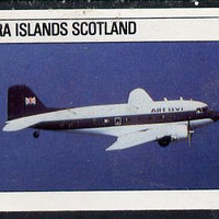 Bernera 1982 Aircraft #04 imperf souvenir sheet (£1 value) unmounted mint