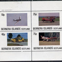 Bernera 1982 Aircraft #05 perf,set of 4 values (10p to 75p) unmounted mint
