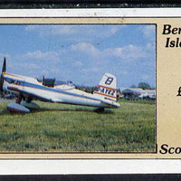 Bernera 1982 Aircraft #05 imperf souvenir sheet (£1 value) unmounted mint