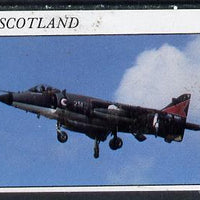 Staffa 1982 Military Jets #3 imperf souvenir sheet (£1 value),unmounted mint