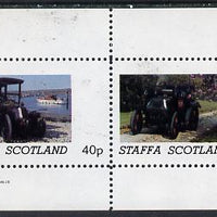 Staffa 1982 Vintage Cars #2 perf,set of 2 values (40p & 60p) unmounted mint