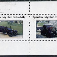 Eynhallow 1982 Vintage Cars #6 perf,set of 2 values (40p & 60p) unmounted mint
