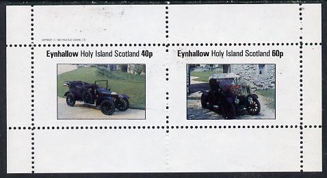 Eynhallow 1982 Vintage Cars #6 perf,set of 2 values (40p & 60p) unmounted mint