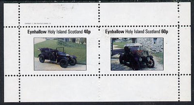 Eynhallow 1982 Vintage Cars #6 perf,set of 2 values (40p & 60p) unmounted mint
