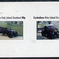 Eynhallow 1982 Vintage Cars #6 imperf,set of 2 values (40p & 60p) unmounted mint