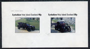 Eynhallow 1982 Vintage Cars #6 imperf,set of 2 values (40p & 60p) unmounted mint