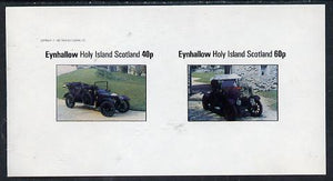 Eynhallow 1982 Vintage Cars #6 imperf,set of 2 values (40p & 60p) unmounted mint