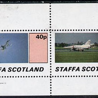 Staffa 1982 Jets #3 perf,set of 2 values (40p & 60p) unmounted mint