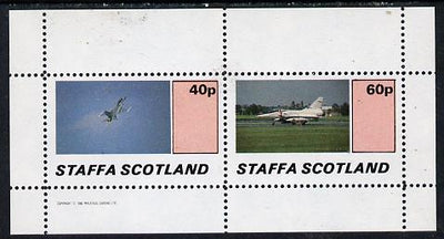 Staffa 1982 Jets #3 perf,set of 2 values (40p & 60p) unmounted mint