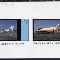 Bernera 1982 Jets imperf,set of 2 values (40p & 60p) unmounted mint
