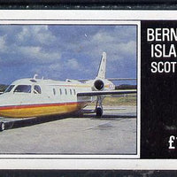 Bernera 1982 Jets imperf souvenir sheet (£1 value) unmounted mint