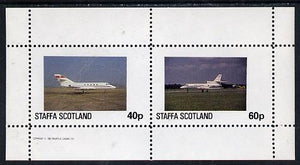 Staffa 1982 Jets #1 perf,set of 2 values (40p & 60p) unmounted mint