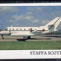 Staffa 1982 Jets #1 imperf souvenir sheet (£1 value),unmounted mint