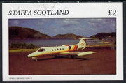 Staffa 1982 Jets #1 imperf deluxe sheet (£2 value) unmounted mint