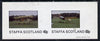 Staffa 1981 Early Aircraft #2 imperf,set of 2 values unmounted mint