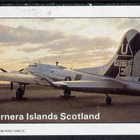 Bernera 1982 WW2 Aircraft imperf deluxe sheet (£2 value) unmounted mint