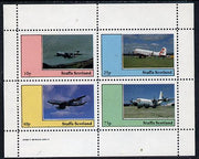Staffa 1982 Aircraft #5 perf,set of 4 values unmounted mint