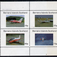 Bernera 1982 Aircraft #06 perf,set of 4 values (10p to 75p) unmounted mint