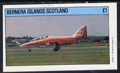 Bernera 1982 Aircraft #06 imperf souvenir sheet (£1 value) unmounted mint