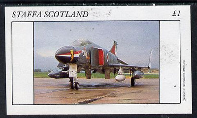 Staffa 1982 Jets #2 imperf souvenir sheet (£1 value),unmounted mint