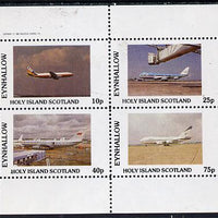 Staffa 1982 Airliners #1 perf,set of 4 values (10p to 75p) unmounted mint