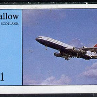 Staffa 1982 Airliners #1 imperf souvenir sheet (£1 value),unmounted mint