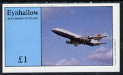 Staffa 1982 Airliners #1 imperf souvenir sheet (£1 value),unmounted mint