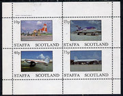 Staffa 1982 Aircraft #3 perf,set of 4 values (10p to 75p) unmounted mint